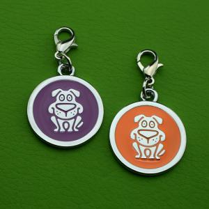 Nhà máy Kim loại Hợp kim Kẽm Thẻ tay Mã QR Thẻ vật nuôi cho chó hoặc mèo