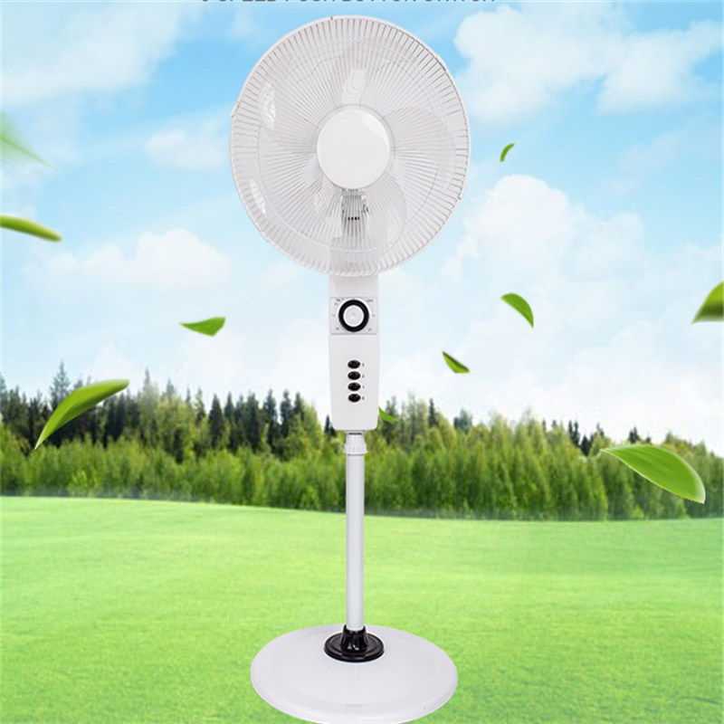 16 inch (40cm) và 18 inch (45cm) nhựa làm mát đứng fan hâm mộ bệ fan hâm mộ với ổn định vòng cơ sở