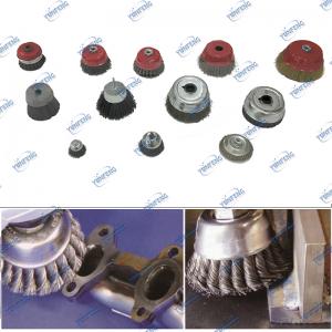 Nhà sản xuất tùy chỉnh loại bỏ rỉ sét tách dây bàn chải xoắn phong cách để loại bỏ rỉ sét và sơn