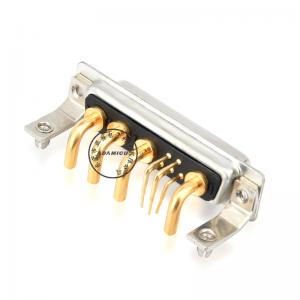 D-sub 9W4 điện nữ kết nối đúng loại góc