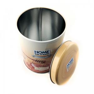 OEM tùy chỉnh kim loại tròn cookie biscuit hộp thiếc cho bao bì