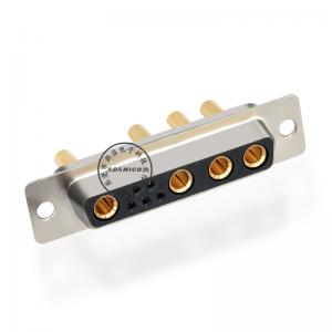 lớn hơn hiện tại nữ 180 độ 9W4 d sub connector cho hàn loại