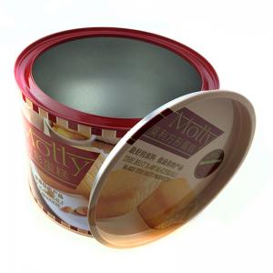 2018 nóng bán vòng hộp thiếc cho bánh và cookie