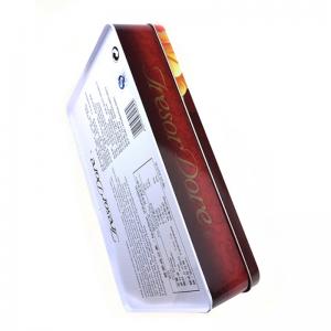 Hộp thiếc hình chữ nhật in tùy chỉnh cho cookie, bánh quy và đồ ngọt