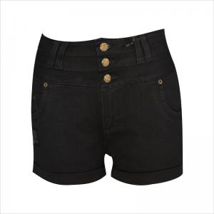 thời trang ba nút cao eo ngắn WS1002