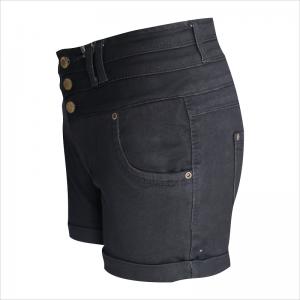 thời trang ba nút cao eo ngắn WS1002