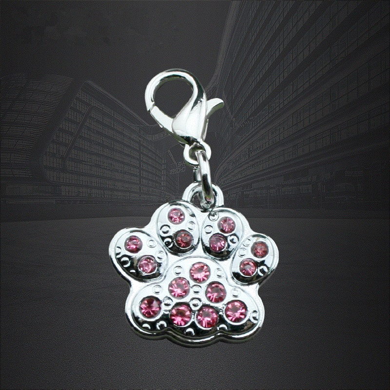 Thẻ bảo vệ mèo được gắn với thẻ bảo vệ và thẻ tên thú cưng.