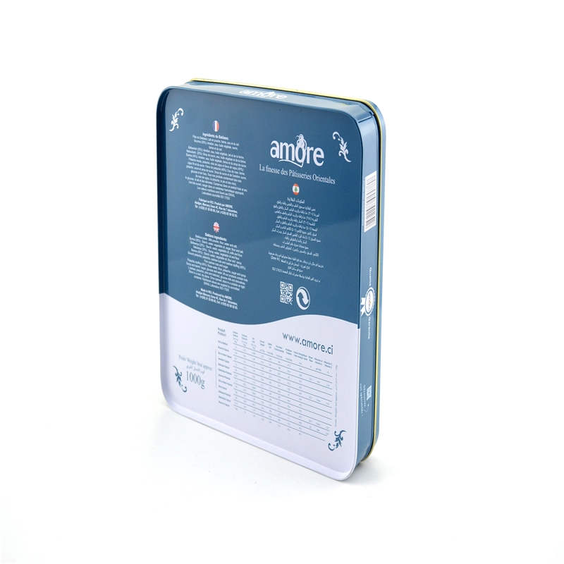 Hộp thiếc hộp thực phẩm vuông