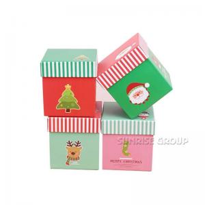 Giấy vuông nhỏ in đêm Giáng sinh Hộp quà tặng Apple