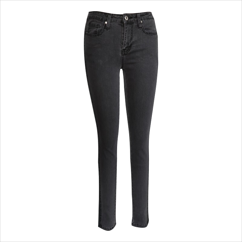 thời trang màu xám skinny jeans WS10121