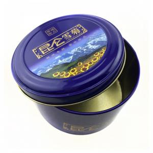 Kim loại Trung Quốc phong cách vòng trà hộp thiếc