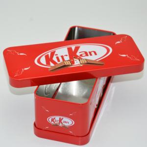 Cấp thực phẩm chất lượng cao hình chữ nhật kẹo sô cô la hộp thiếc