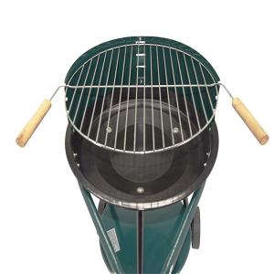 Xe đẩy đơn giản than tròn nướng bbq