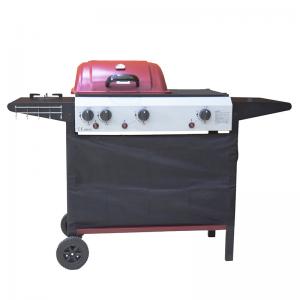 Bán buôn bếp nướng ngoài trời bbq gas nướng thương mại với đầu đốt bên