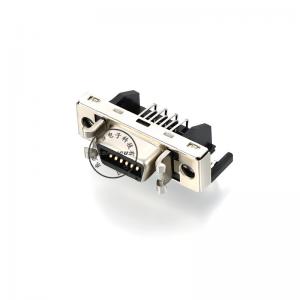 Đầu nối SCSI chất lượng tốt 14 chân sắt nữ đúng góc