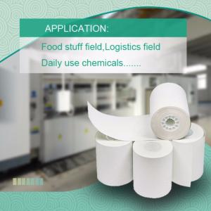 Rtm-75 Giấy tổng hợp BOPP nhiệt nhạy cảm cao cho Zebra Barcoder