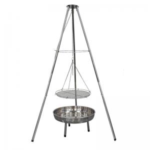 Cao điều chỉnh thép không gỉ swing than nướng bbq