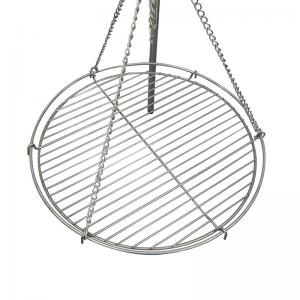 Cao điều chỉnh thép không gỉ swing than nướng bbq