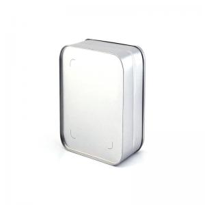 Logo hộp thiếc tùy chỉnh vuông cho cookie, bao bì bánh trung thu