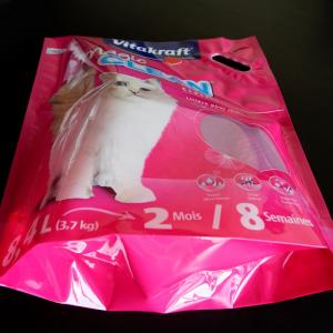 Nhựa đứng lên bao bì thực phẩm vật nuôi có tay cầm