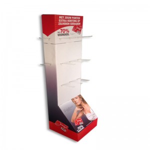 Bán lẻ giá rẻ truy cập các tông hiển thị hàng đầu đứng với móc