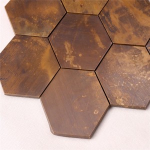 Đồng cổ tường kim loại đồng khảm nghệ thuật