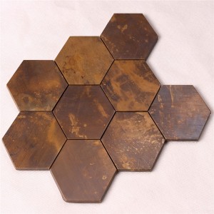 Đồng cổ tường kim loại đồng khảm nghệ thuật