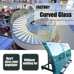 An toàn cong phản quang cường lực Bent