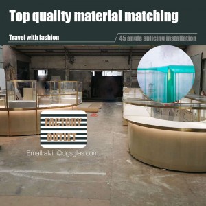 Tùy chỉnh bộ trang sức trưng bày tủ trưng bày sang trọng và trưng bày cho cửa hàng trang sức