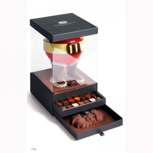 Tùy chỉnh hình dạng cửa sổ PVC hộp quà handmade