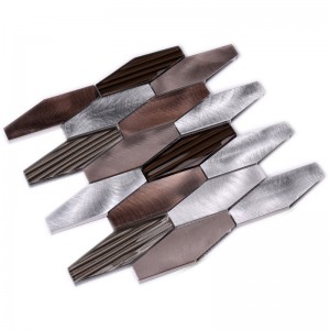 Gạch hợp kim nhôm pha trộn Gạch khảm thủy tinh