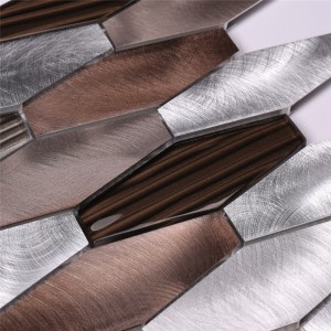 Gạch hợp kim nhôm pha trộn Gạch khảm thủy tinh