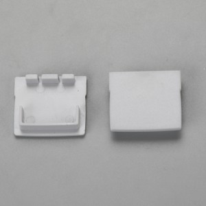 Hệ thống kênh nhôm hồ sơ LED với nắp và đầu cuối để cài đặt dải LED