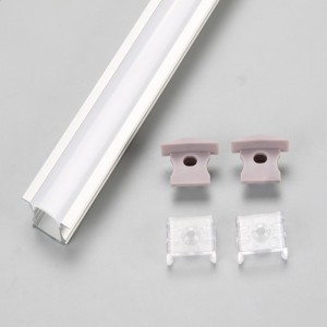 Lõm đèn LED tuyến tính với cấu hình nhôm anodize và vỏ PC màu trắng