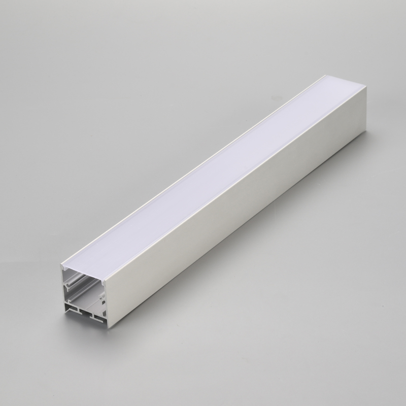 Cấu hình nhôm bạc / đen / trắng cho vỏ đèn LED tuyến tính của nhà sản xuất Trung Quốc