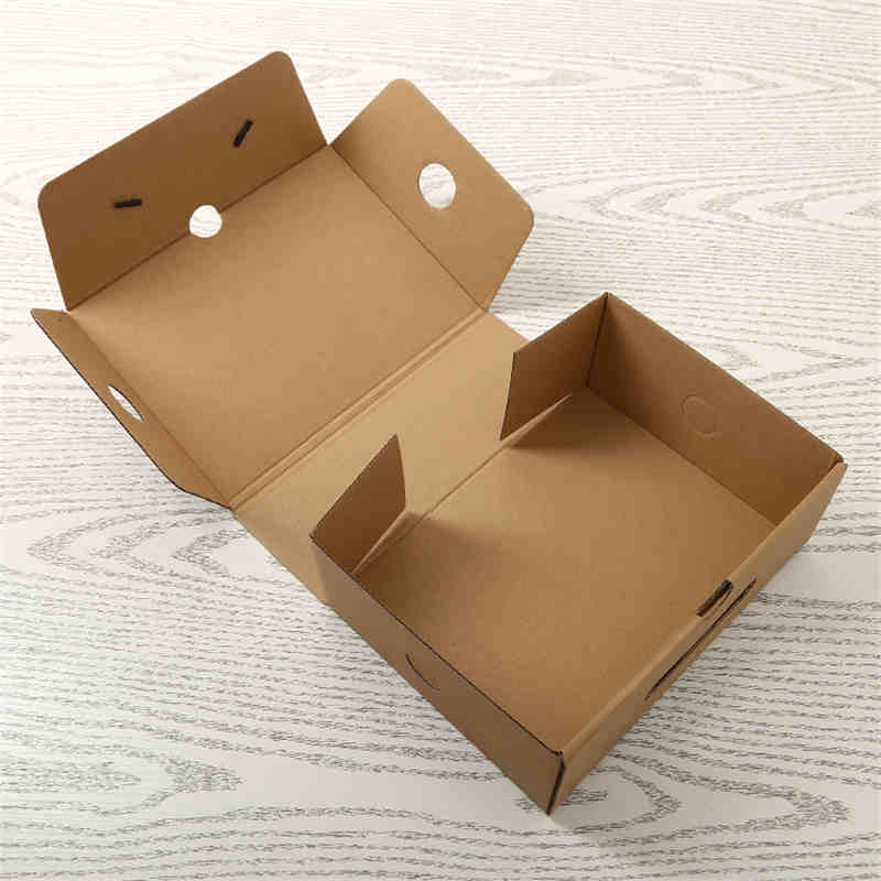 Thực phẩm đóng gói hộp giấy có tay cầm