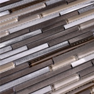 HLC46 Glass Mix Alu Bath khảm cho trang trí nhà