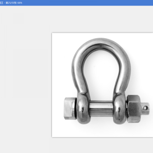 Kiểm soát chất lượng Bow Shape thép không gỉ Shackle