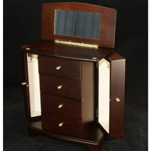 Hộp đựng đồ trang sức bằng gỗ Java