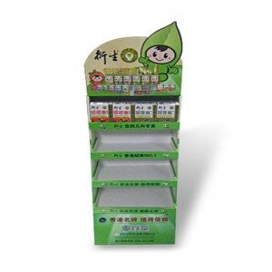 FSDU Tầng Các tông giấy Hiển thị POP Up Thùng đứng cho chai nước uống