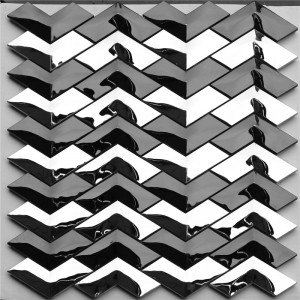 Ngói hình chữ V xương cá để trang trí tường HSW18012