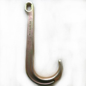 Giả mạo Tow J Hook 3900 LBS WLL Clear Zinc