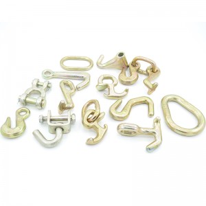 G70 R rèn R Hook với liên kết hàn mạ vàng