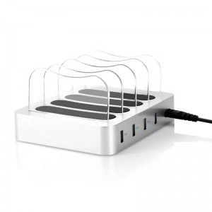 Bộ sạc bốn cổng USB KPS-8402LC (Cáp AC / US / EU / UK / AU)