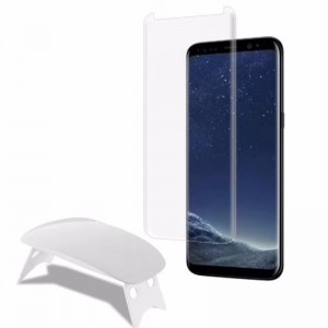 Samsung S9 cường lực màng UV bề mặt keo dán phim UV lỏng keo