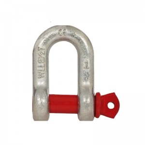 G210 Nâng chân vít mạ kẽm nhúng nóng Mỹ Dee Loại Carbon Thép thả Rèn xích giả mạo biển D Shackle