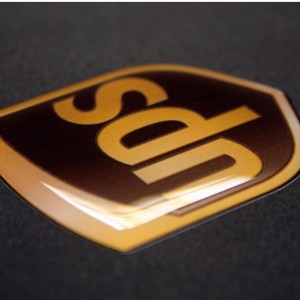 Tùy chỉnh in 3M mạnh tự dính 3D epoxy polyurethane pu nhựa hình vòm