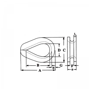 DIN6899 Một sợi dây hàn sâu được hàn mạ kẽm