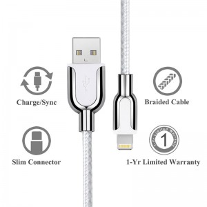 Cáp USB / sợi cotton hợp kim KPS-8445CB