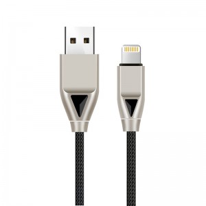 Cáp USB nylon KPS-8449CB -dinh loại-c / chiếu sáng / micro